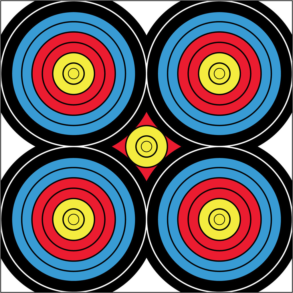 DuraMesh Archery Sight In Target 24 x 24 in Weatherproof