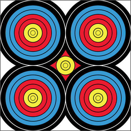 DuraMesh Archery Sight In Target 24 x 24 in Weatherproof