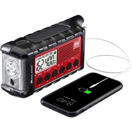 Midland ER310 Emergency Weather Alert Radio with Solar and Hand Crank