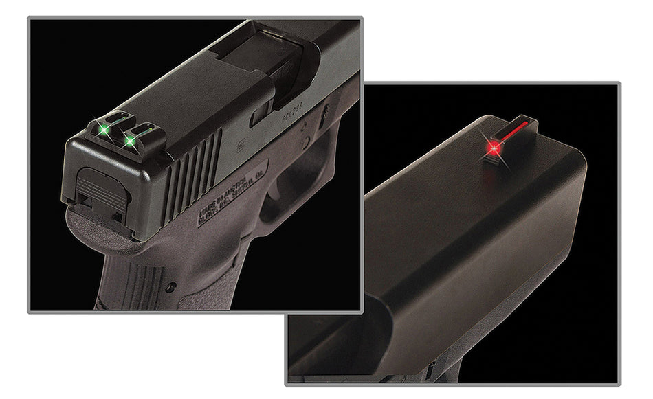 TruGlo TG131S1 Fiber Optic Sight Set Red Front Green Rear Sig Sauer P-Series #8/#8