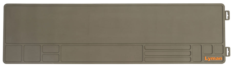Lyman 04051 Essential Gun Maintenance Mat Gray Rubber 10x36 Inch
