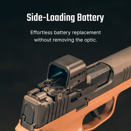 Osight K 6 MOA Red Dot Sight RMSc Footprint Side-Loading Battery Compact