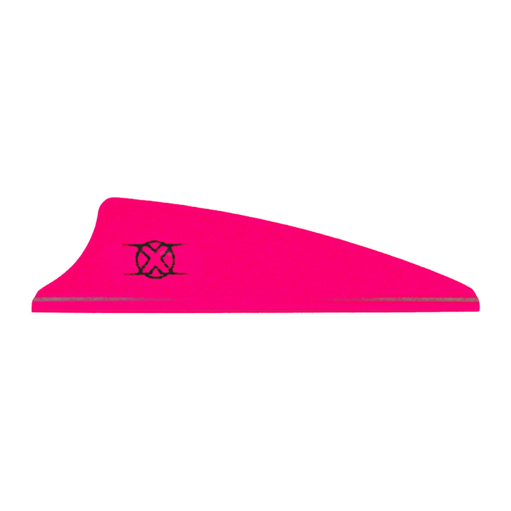 Bohning Shield Cut X Vanes 1.75 in. Hot Pink 100 Pack