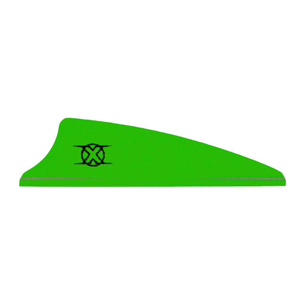 Bohning Shield Cut X Vanes 1.75 in. Neon Green 100 Pack