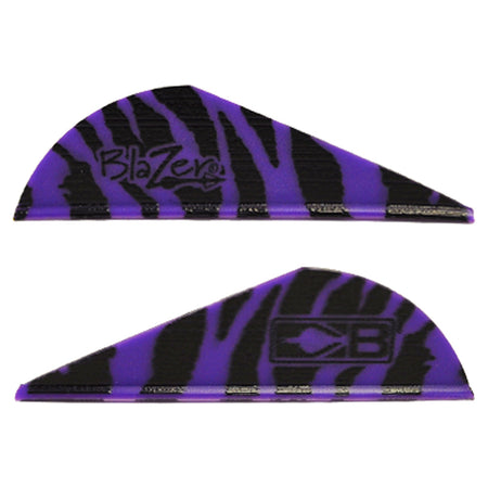Bohning Blazer Vanes Purple Tiger 2 in. 36 Pack