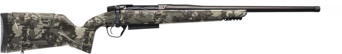 Christensen Arms 801-15028-01 Evoke Hunter 7mm PRC 3+1 22" Black Cerakote Threaded Barrel, Receiver & Forend w/Picatinny Rail, Brush Camo Fixed Polymer Stock