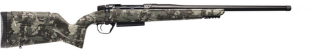 Christensen Arms 801-15057-01 Evoke Hunter 25 Creedmoor 4+1 20" Black Cerakote Threaded Barrel, Receiver & Forend w/Picatinny Rail, Brush Camo Fixed Synthetic Stock