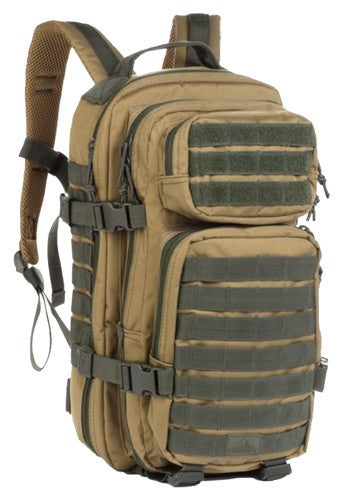 Red Rock Rebel Assault Pack in Coyote Tan with Olive Webbing