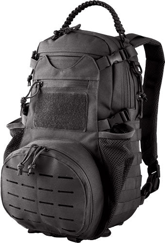 Red Rock Ambush Pack Black with Collapsible Mesh Gear Pocket