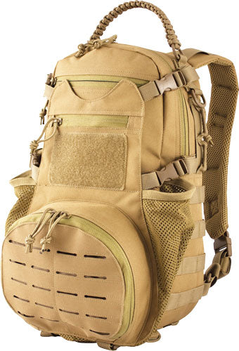 Red Rock Ambush Pack Coyote with Collapsible Mesh Gear Pocket