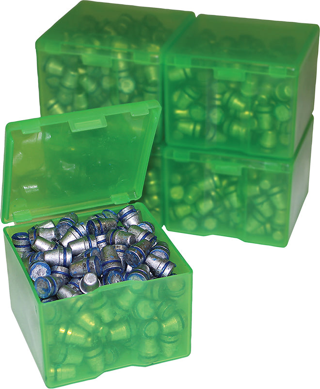 MTM Case-Gard CAST116 Cast Bullet Storage Box Multi-Caliber Handgun Green Polypropylene 200 9mm