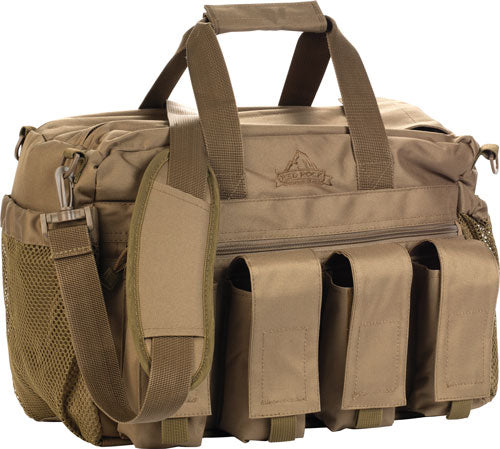 Red Rock Deluxe Range Bag Tan with Fold-Out Multipurpose Mat