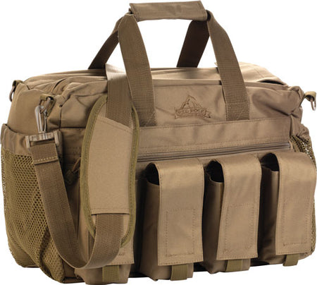 Red Rock Deluxe Range Bag Tan with Fold-Out Multipurpose Mat