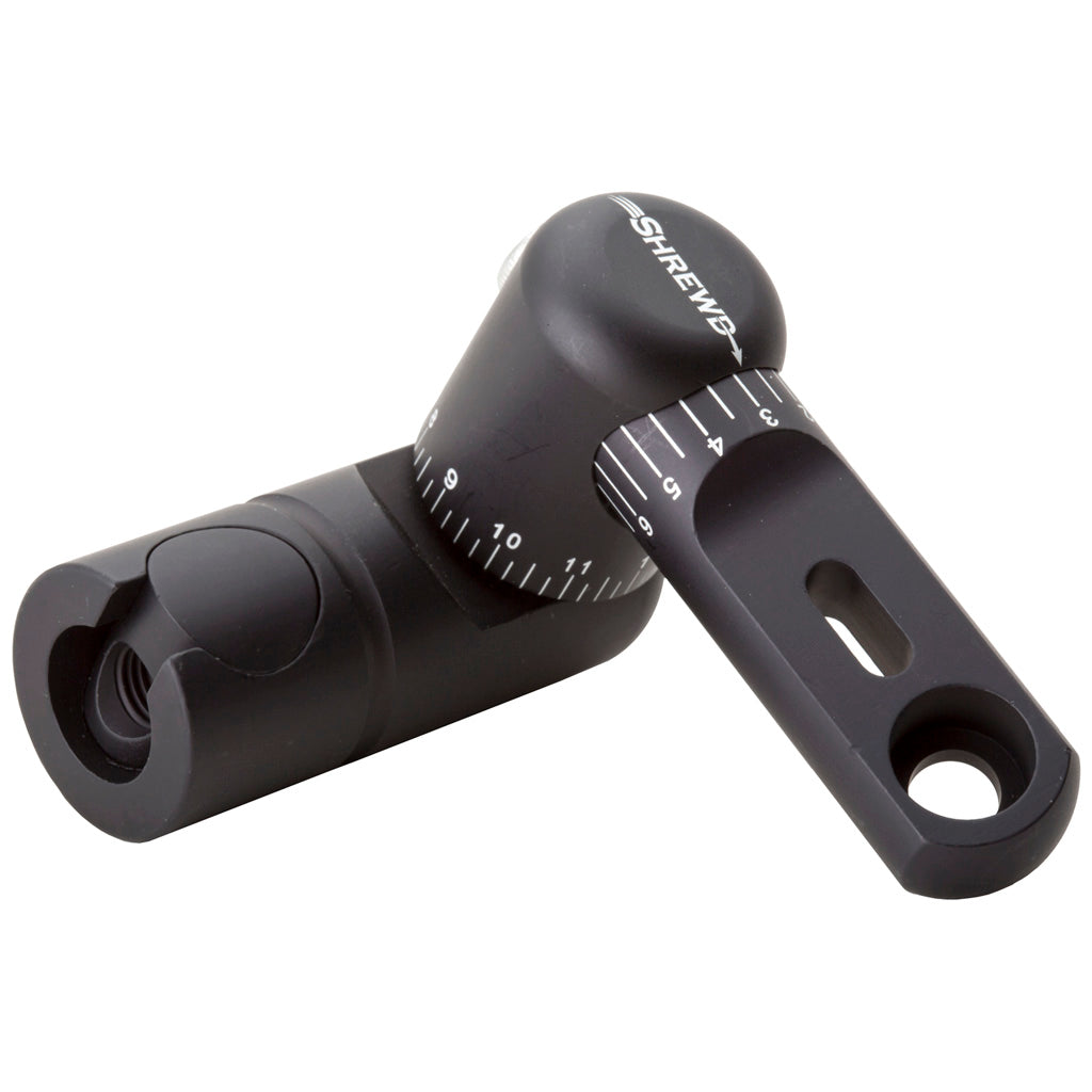 Shrewd Single Adjustable V-Bar Stabilizer Mount Matte Black