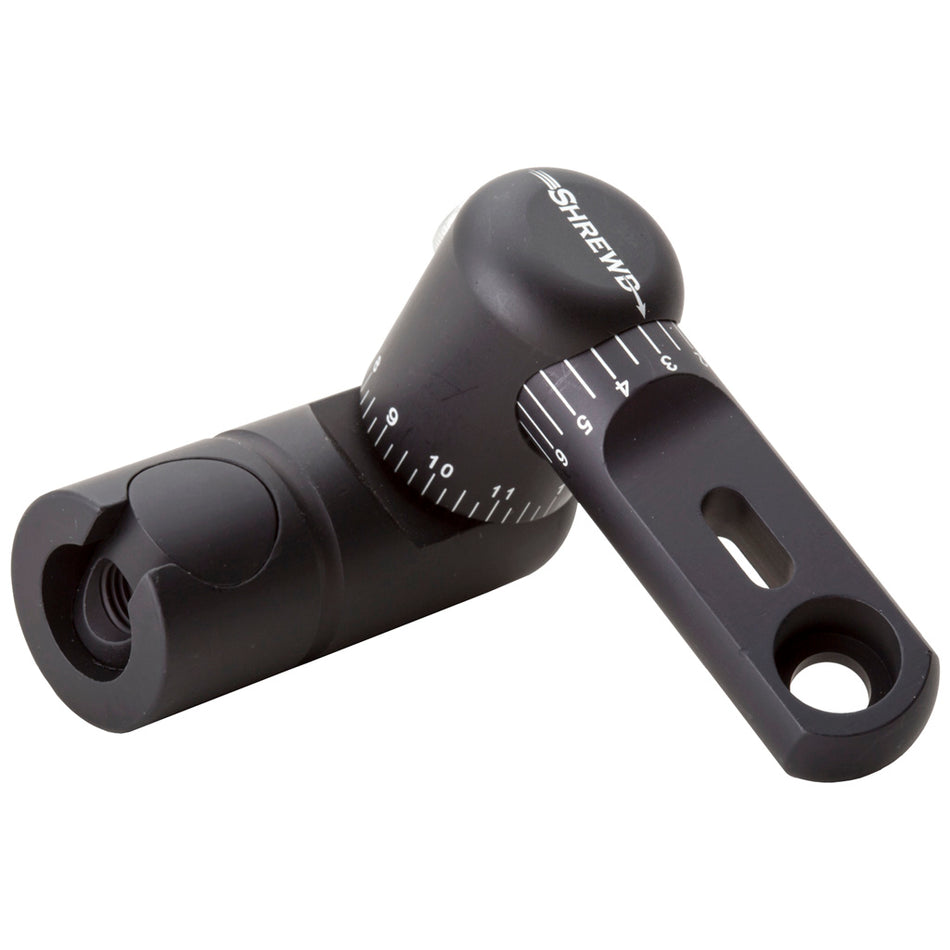 Shrewd Single Adjustable V-Bar Stabilizer Mount Matte Black