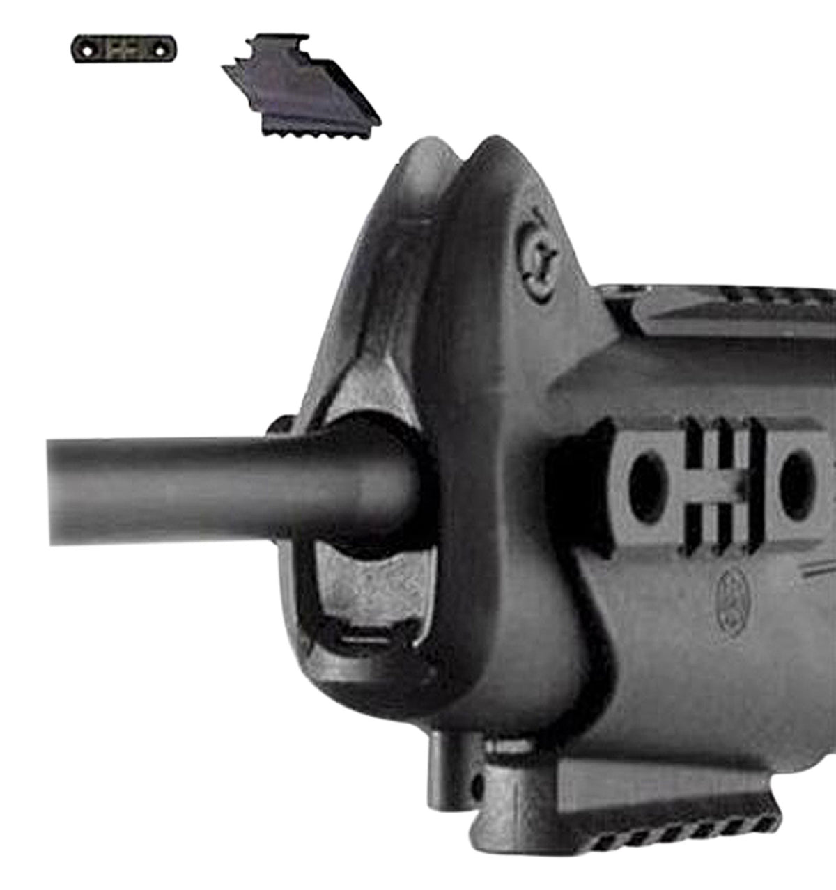 Beretta USA E00270 CX4 Storm Bottom and Side Accessory Rail Kit Black Polymer