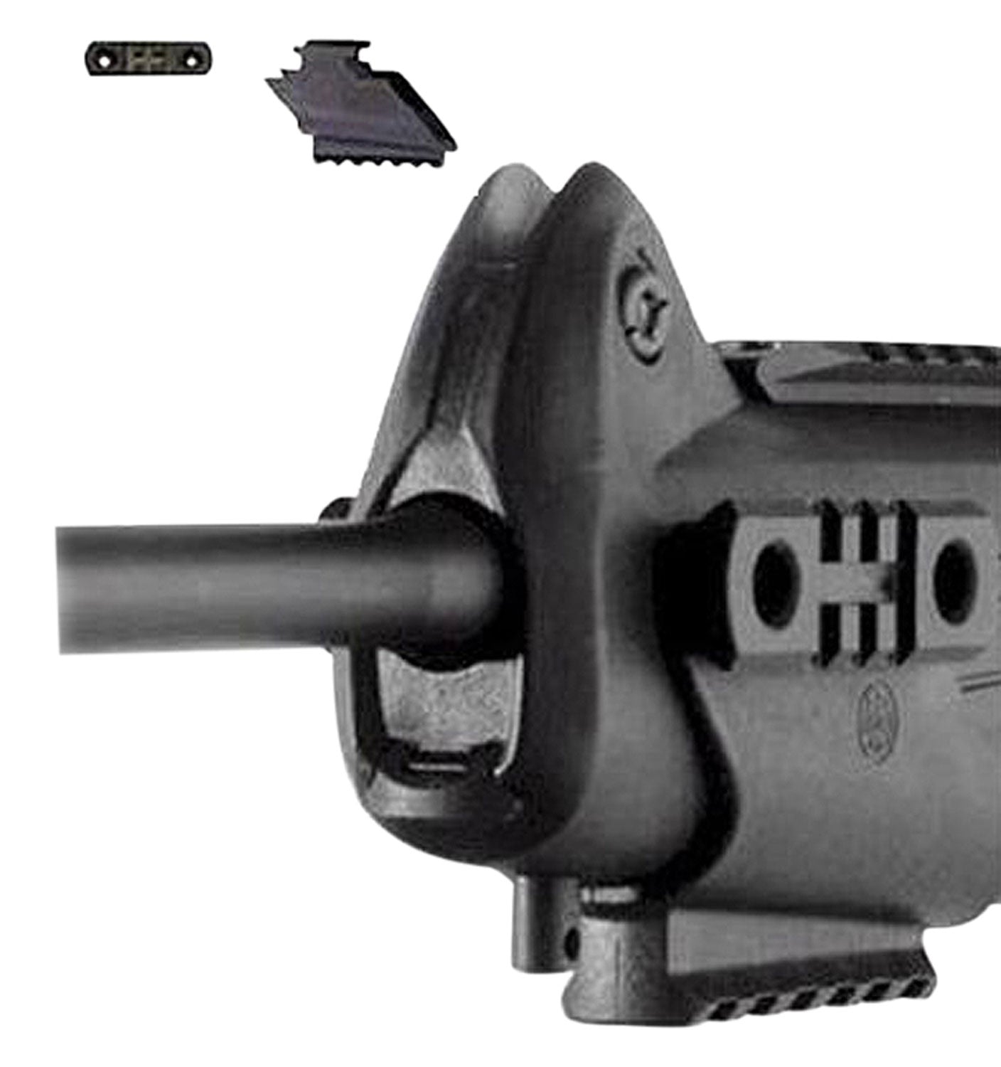 Beretta USA E00270 CX4 Storm Bottom and Side Accessory Rail Kit Black Polymer
