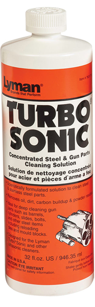 Lyman 7631715 Turbo Sonic Gun Parts Cleaning Solution 32 oz Bottle