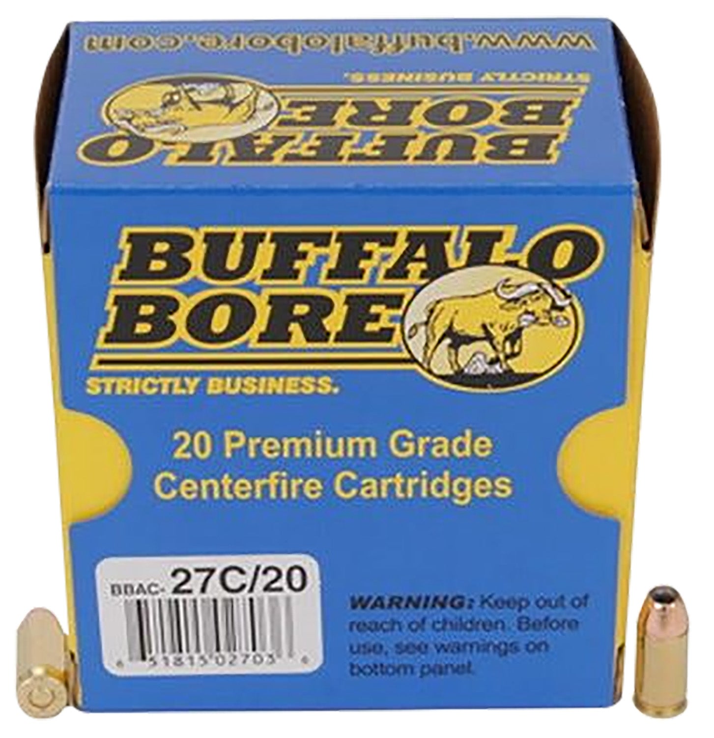 Buffalo Bore Personal Defense .380 ACP/Auto 90 gr JHP ammo