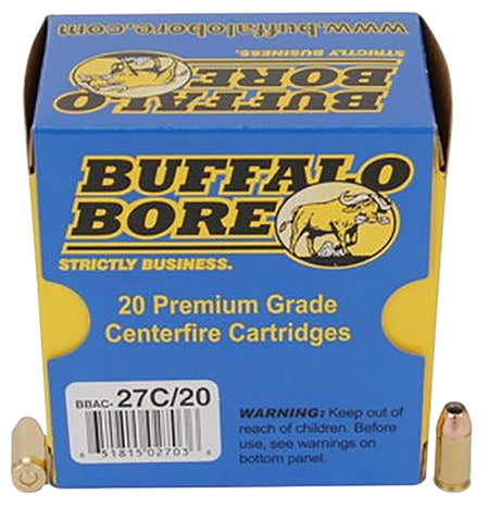 Buffalo Bore Personal Defense .380 ACP/Auto 90 gr JHP ammo