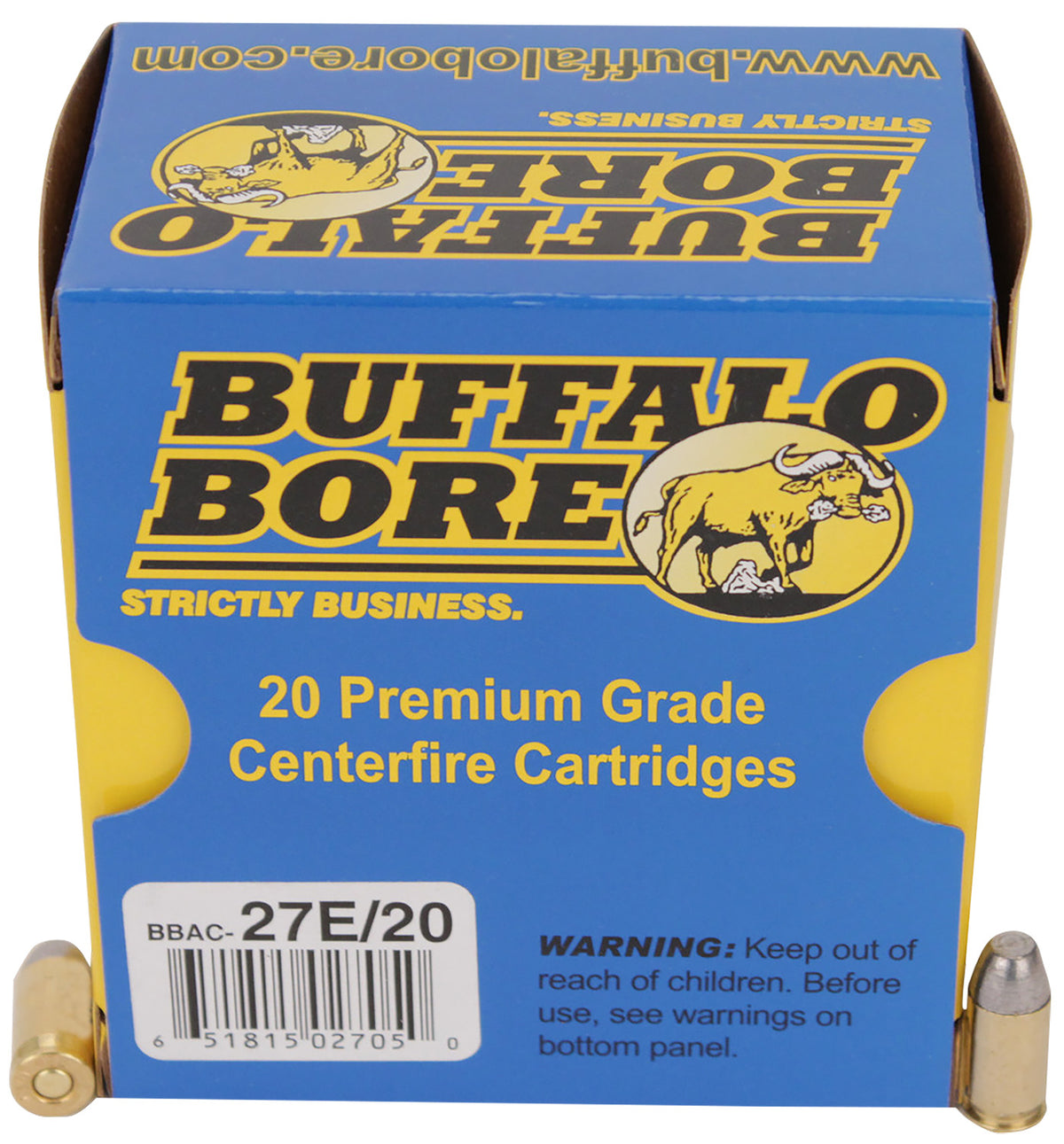 Buffalo Bore Standard Pressure .380 ACP/Auto 100 gr Solid ammo