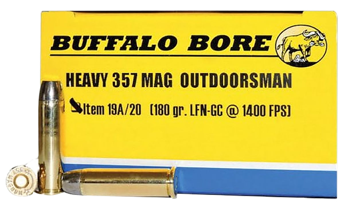 Buffalo Bore Outdoorsman .357 Magnum 180 gr Solid ammo