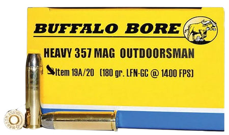Buffalo Bore Outdoorsman .357 Magnum 180 gr Solid ammo