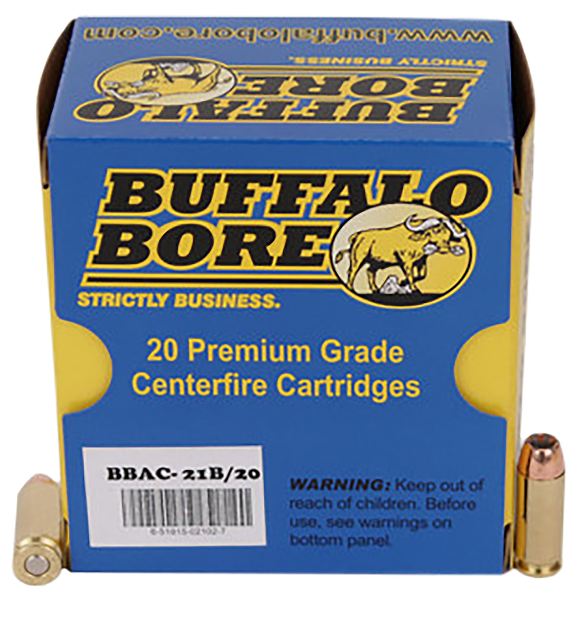 Buffalo Bore Heavy 10mm Auto 180 gr JHP ammo