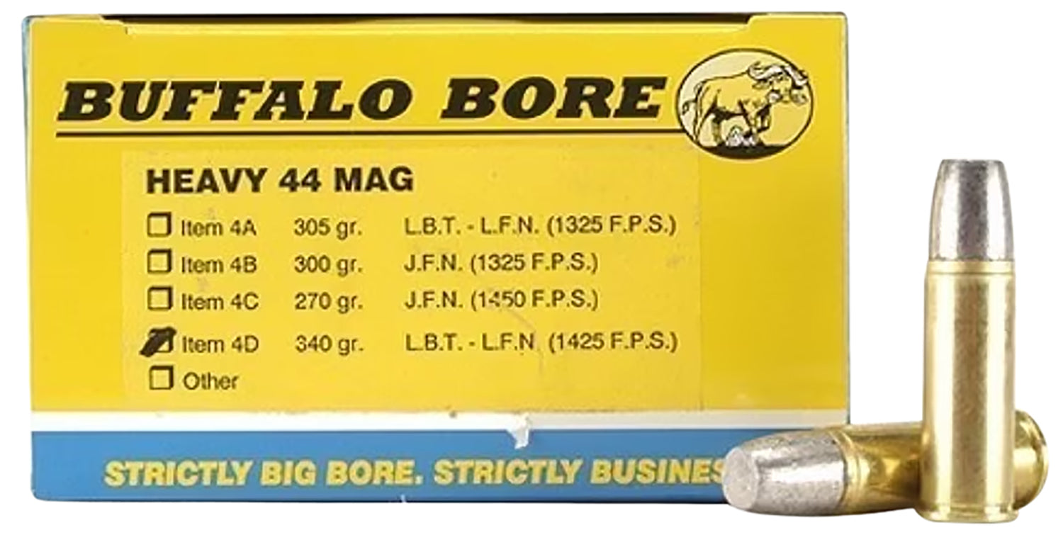Buffalo Bore Heavy .44 Magnum 340 gr Solid ammo