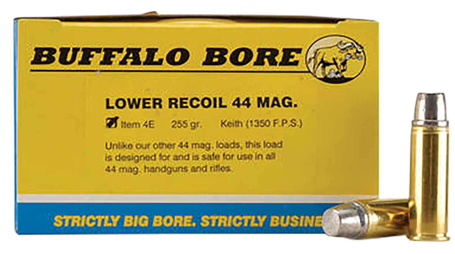 Buffalo Bore Low Recoil .44 Magnum 255 gr Solid ammo