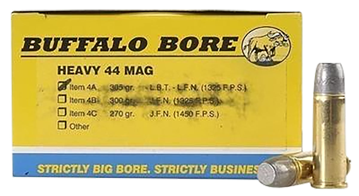Buffalo Bore Heavy .44 Magnum 305 gr Solid ammo
