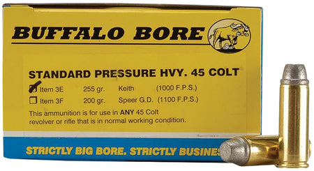 Buffalo Bore Standard Pressure .45 Long Colt 255 gr Solid ammo
