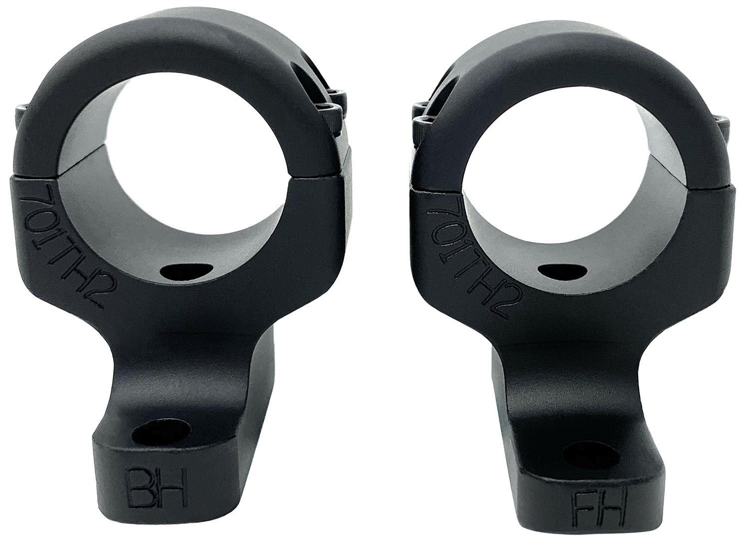 DNZ 701H2 Game Reaper 2 Howa Scope Mount and Ring Combo 1-Inch Matte Black