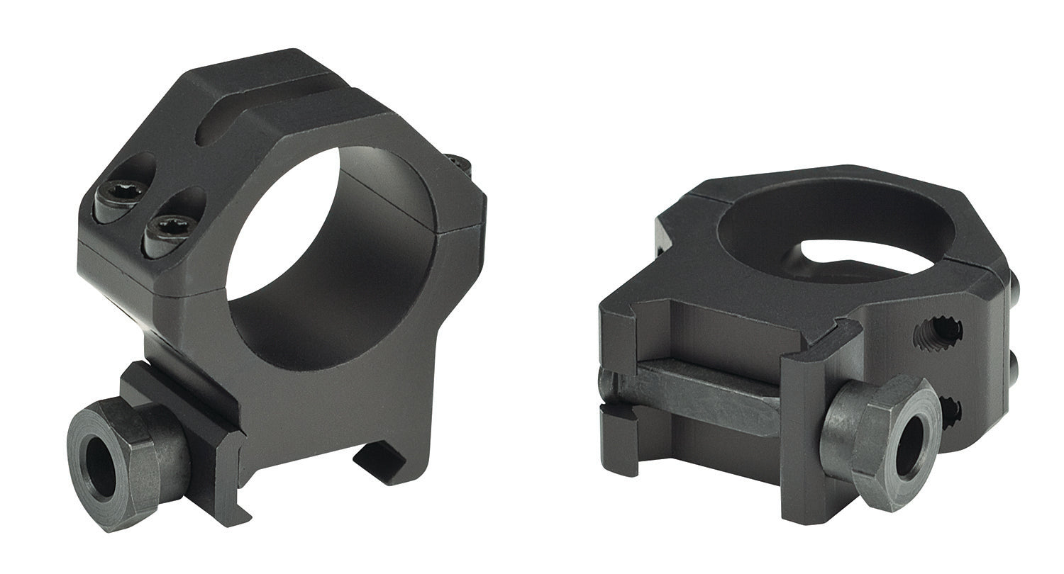 Weaver 48361 Four-Hole Skeleton Scope Rings Matte Black 1 Inch High