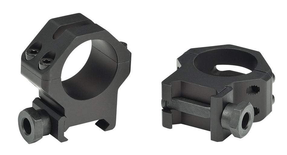 Weaver 48361 Four-Hole Skeleton Scope Rings Matte Black 1 Inch High