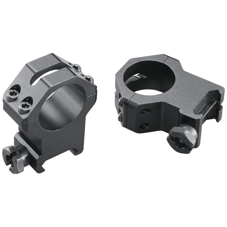 Weaver 48363 Four-Hole Skeleton Scope Rings Matte Black Aluminum 1 Inch Extra Extra High