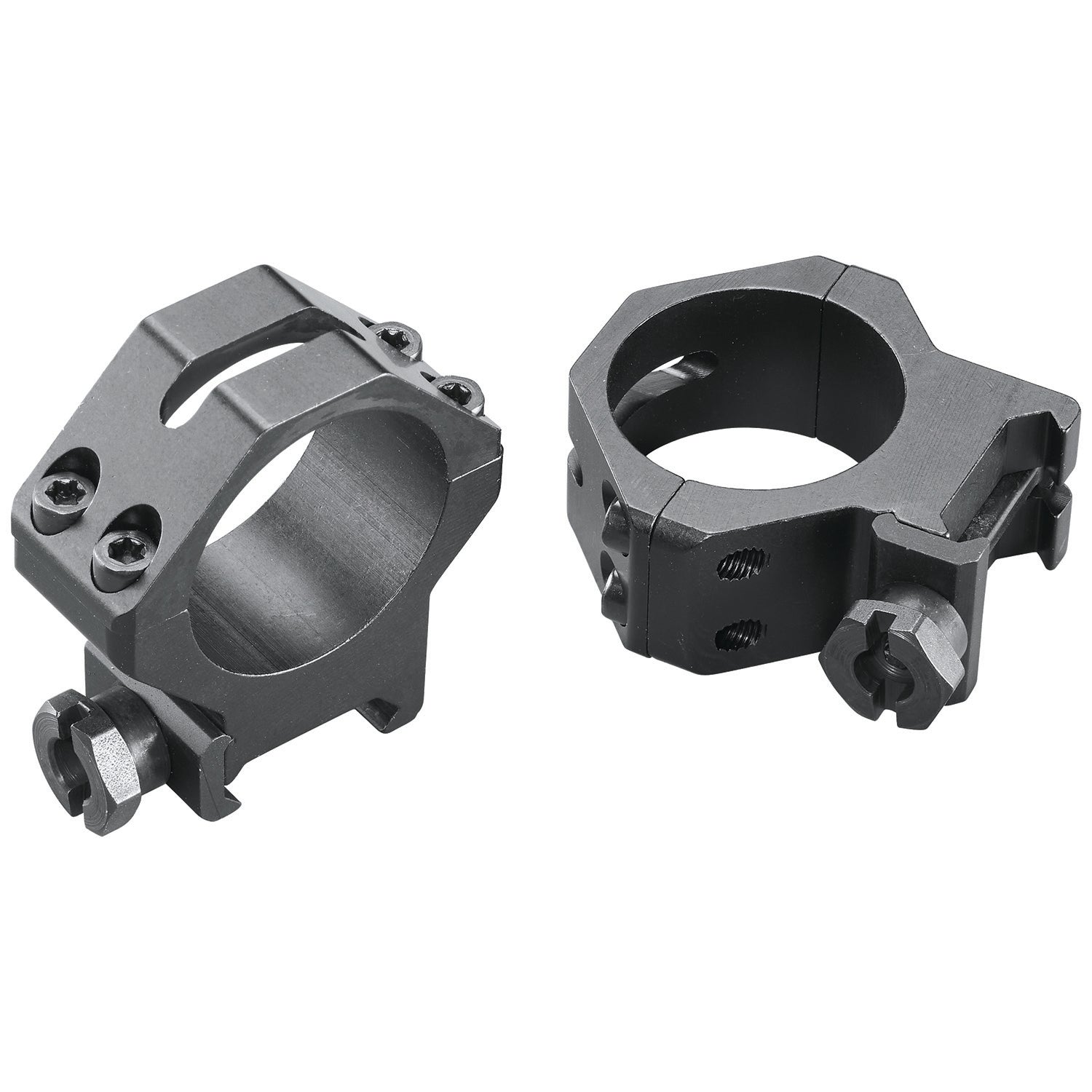 Weaver 48365 Four-Hole Skeleton Scope Rings Matte Black 30mm Medium