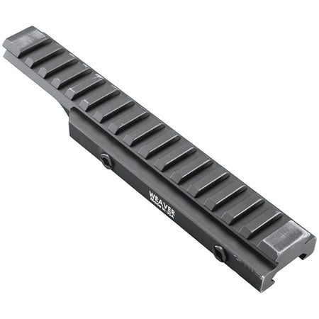 Weaver 99673 Flat Top Riser Rail Black Anodized 0 MOA for AR-15/M16