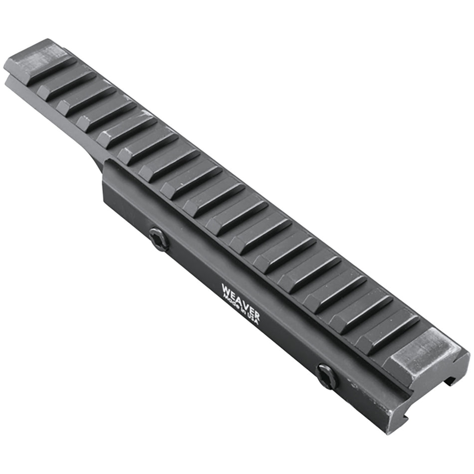 Weaver 99673 Flat Top Riser Rail Black Anodized 0 MOA for AR-15/M16