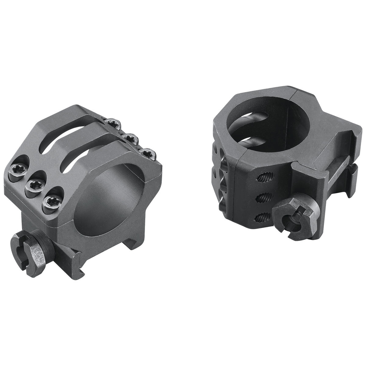 Weaver 99688 Six-Hole Picatinny Scope Rings Matte Black 1 Inch Medium