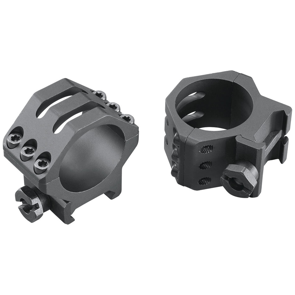 Weaver 99692 Six-Hole Picatinny Scope Rings Matte Black 30mm Low