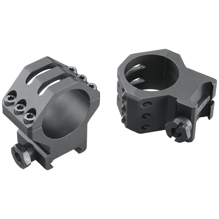 Weaver 99694 Six-Hole Picatinny Scope Rings Matte Black 30mm High