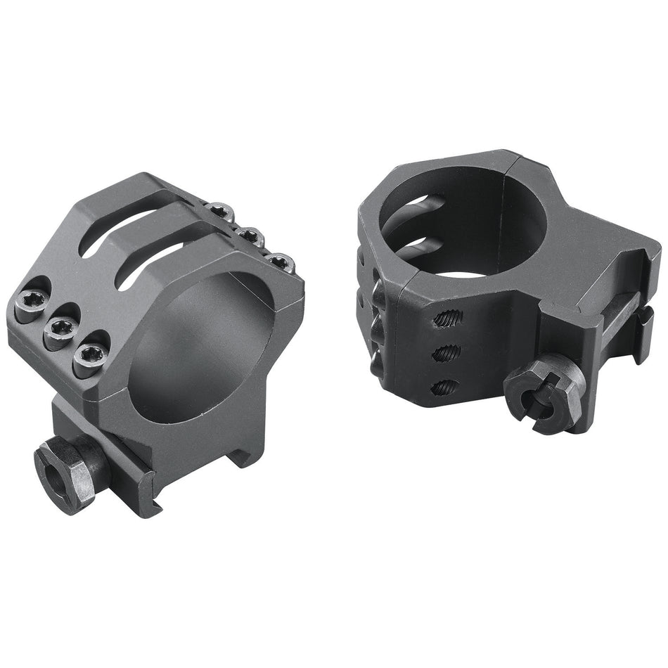 Weaver 99694 Six-Hole Picatinny Scope Rings Matte Black 30mm High
