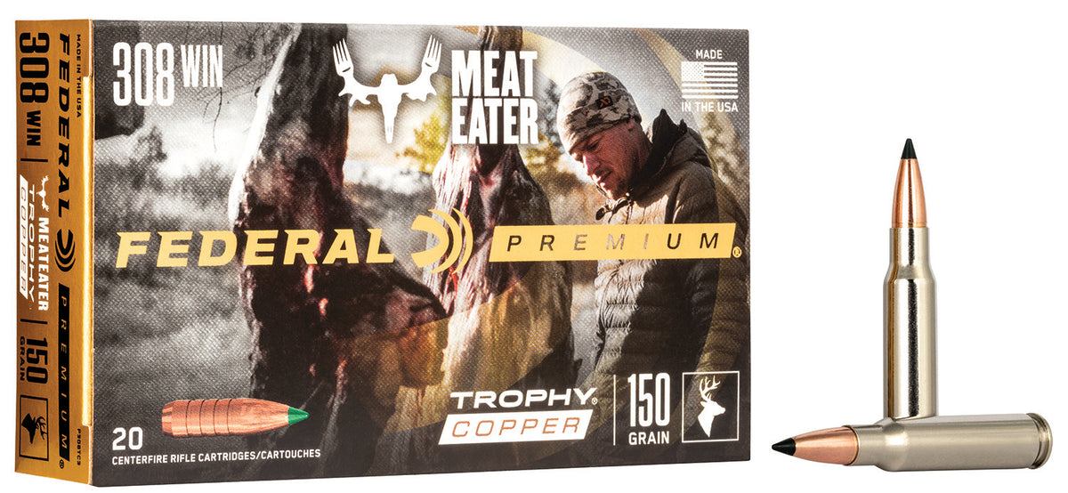 Federal P308TC3 Premium Trophy Copper  150 Grain .308 Win / 7.62x51mm