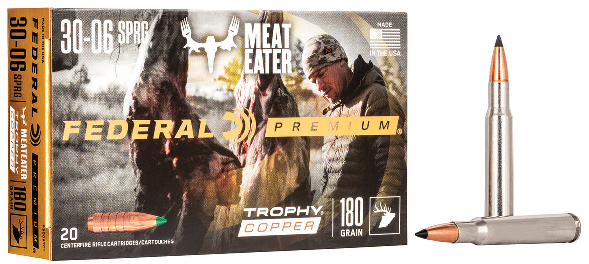 Federal P3006TC1 Premium Trophy Copper  180 Grain .30-06 Springfield