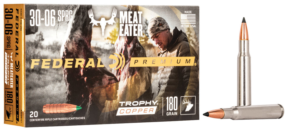 Federal P3006TC1 Premium Trophy Copper  180 Grain .30-06 Springfield