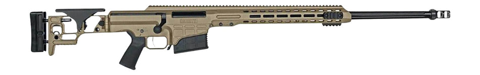 Barrett 20170 MRAD Covert 308 Win 10+1 17" Black Match Grade Fluted Barrel, Flat Dark Earth Cerakote Aluminum Receiver w/Picatinny Rail, M-LOK Handguard, Side Folding w/Adj Comb Black Polymer Stock, B