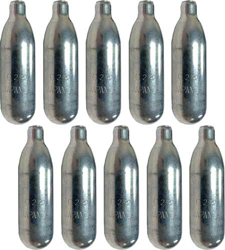 Byrna 8 Gram CO2 Cartridges with Oiler 10-Pack for CL & SD Launchers