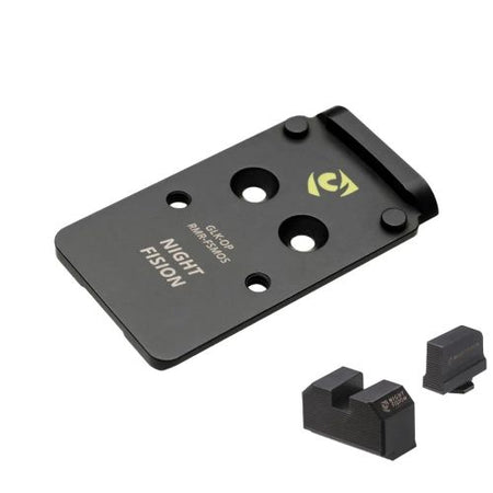 Night Fision Optic Plate and Blank Sight Combo RMR/507C to Glock