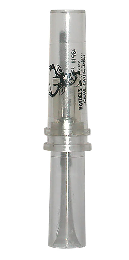 Haydel's DB85 Deer Bleat Open Call - Adult Doe Sounds for Deer Hunting, Clear Acrylic